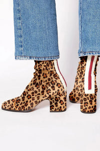 Savane | Elegante Stiefeletten im Leoprint