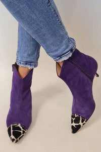Ametista | Spitze Stiefeletten in Violett