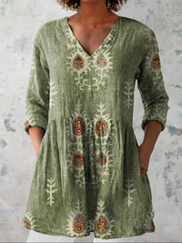 Camille | Elegante Bluse mit stilvollem Muster