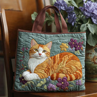 Tiziana | Gesteppte Tasche mit getigerter Katze