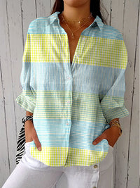 Sheila | Karierte Bluse in Pastell