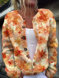 Marisol | Blumen-Cardigan mit Knopfleiste