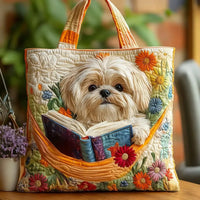 Perla | Gesteppte Tasche mit Shih Tzu