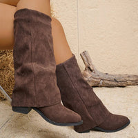 Alteria | Hohe Stiefel aus weichem Wildleder