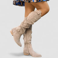 Valentia | Kniehohe Reitstiefel in Slouch-Optik