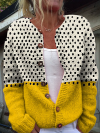 Hannah | Blumen-Cardigan mit Knopfleiste