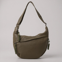 Viola | Schultertasche in Olivgrün