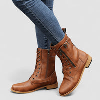 Orsola | Westernstiefel mit Schnalle und Schnürung