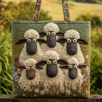 Pastorella | Gesteppte Tasche mit Schafen