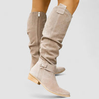 Ravenna | Kniehohe Westernstiefel im Slouch-Look