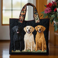Amica | Gesteppte Tasche mit drei Labradoren