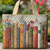 Letteria | Gesteppte Tasche mit Bücherregal
