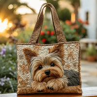 Cleo | Gesteppte Tasche mit Yorkshire Terrier