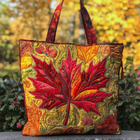 Rossana | Gesteppte Tasche mit Ahornblatt