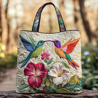 Piuma | Gesteppte Tasche mit Kolibris