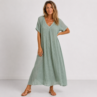 Ria™ | Langes fließendes Kleid