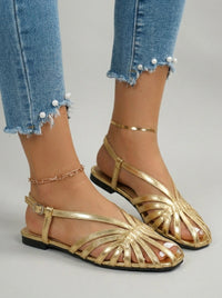Fiorella | Geflochtene Sandalen mit zarten Riemen