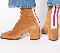 Kahlia | Moderne Stiefeletten mit Kontrastdetails
