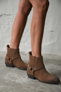 Ranella | Wildlederstiefeletten im Western-Stil