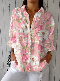 Anne | Elegante Bluse mit Blütenmuster