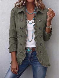 Henriette | Bestickte Utility-Jacke im Boho-Stil