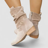 Mirella | Westernstiefel mit Reißverschluss und Blockabsatz
