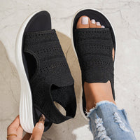 Marisol | Plateau-Sandalen aus atmungsaktivem Material